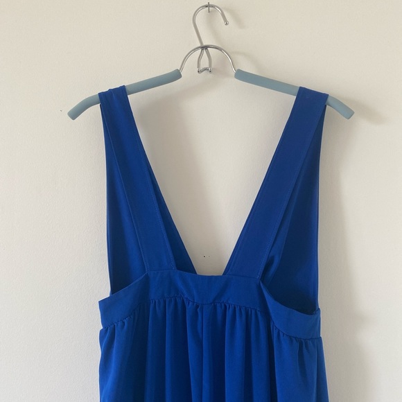 Bright Blue Floor Length Dress - Picture 3 of 3